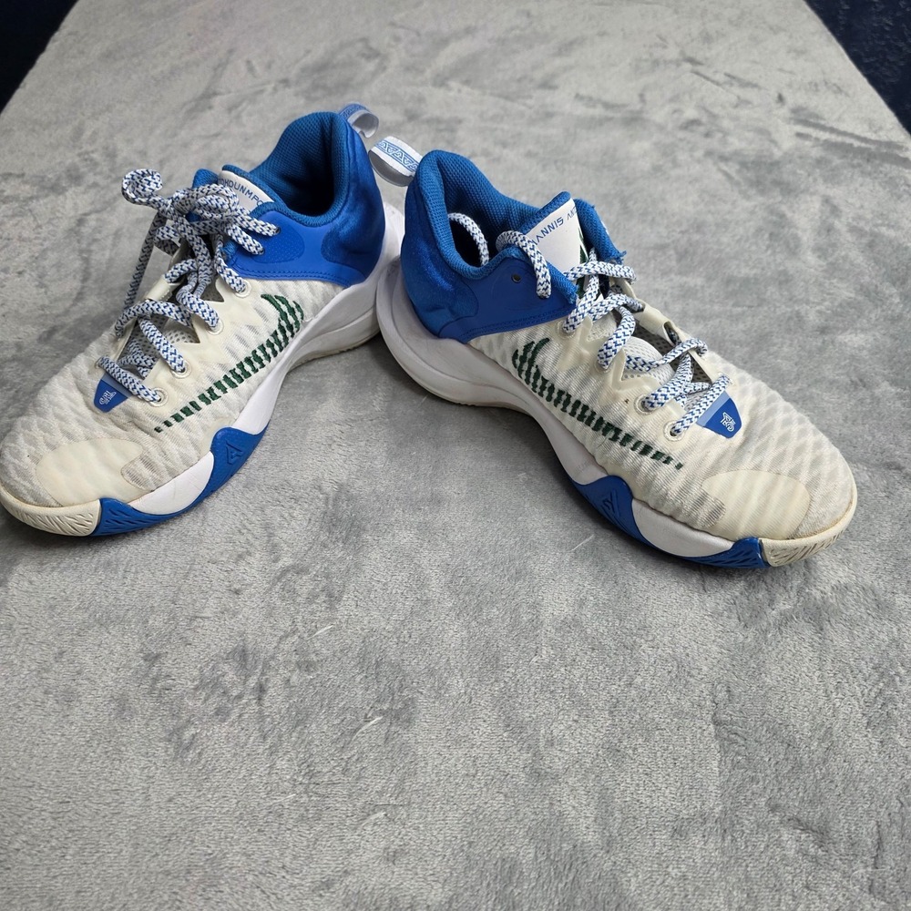 Giannis Antetokounmpo Immortality Basketball Shoes Size 5‎ Youth Kids-Blue/White